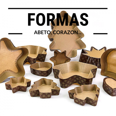 Formas: Abeto, Corazon, Multiporciones, etc.