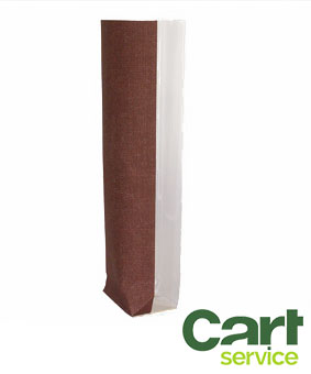 BOLSA YUTE CHOCOLATE 120X275 CAJA 100uds.