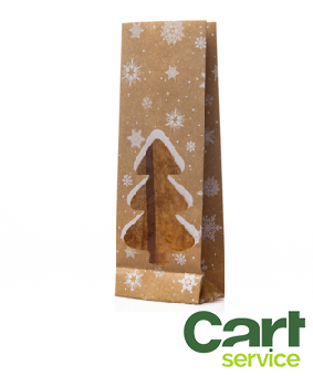 BOLSA NAVIDAD PAPEL KRAFT 70 40X200 CAJA 50uds.