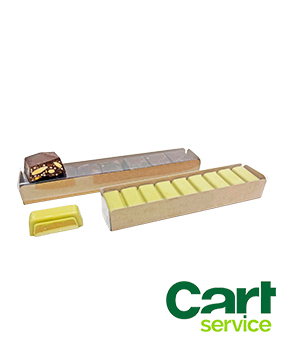 CAJA TURRON TUNEL 255X45X30 BASE KRAFT 100uds.
