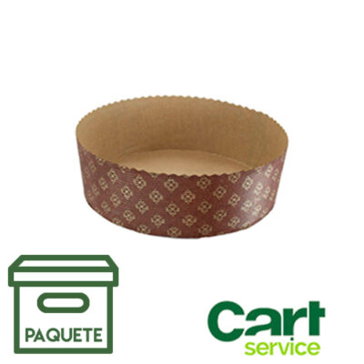 MOLDE PANETTONE BAJO M210 P  48 PAQUETE 48uds.