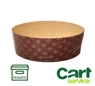 MOLDE PANETTONE BAJO M220 P  48 PAQUETE 48uds.