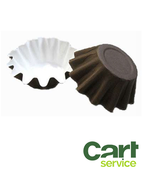 PBA 03 S CAPSULA MARRON ONDULADA CAJA 500uds.