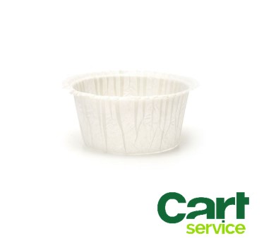 PBA 64 CAPSULA BLANCA BORDE REDONDEADO CAJA 6400uds.