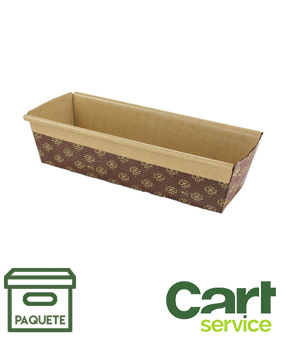 MOLDE PLUM CAKE PM227 PAQ  60 PAQUETE 60uds.