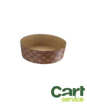 MOLDE PARA PANETTONE BAJO M155 450GR  CAJA 540uds.