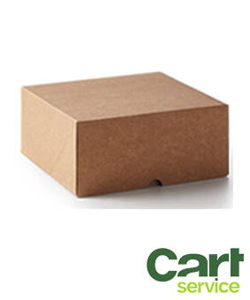 CAJA TARTA KRAFT 36X36X10 ANONIMA SIN ASA 50uds.