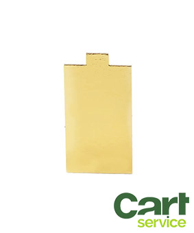 FORMATO RECTANGULAR PESTAÑA ORO 9 5X5 6 CAJA 200uds.