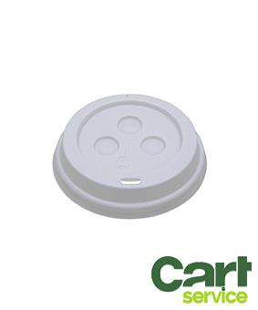 TAPA ALTA BLANCA PARA HOT CUP 8 OZ CAJA 1000uds.