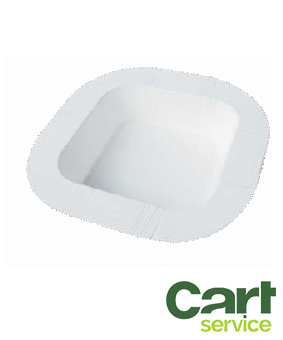 SIS BANDEJA BLANCA MICROONDAS 680CC CAJA 760uds.
