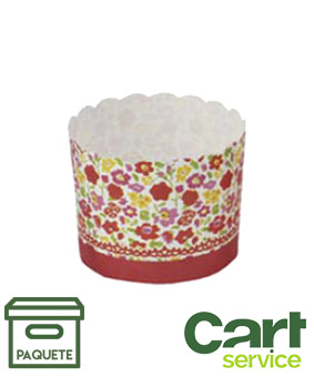 TEM MS8804 PET FLORES ROJAS 59x50 PAQUETE 100uds.