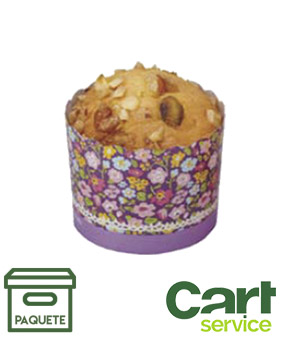 TEM MS8806 PET FLORES LILA 59x50 PAQUETE 100uds.