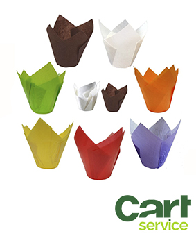 CAPSULA TULIP CUP 160 50 MARRON CAJA 2000uds.