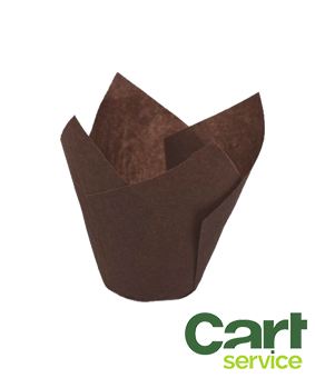 CAPSULA TULIP CUP 140 50 MARRON CAJA 2000uds.