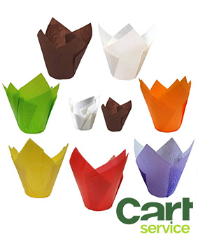 CAPSULA TULIP CUP 140/50 NARANJA CAJA 2000uds.