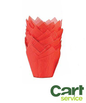 CAPSULA TULIP CUP 140 50 ROJO CAJA 1200uds.