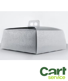 CAJA TARTA BLANCA RAMAGE  45X45X7 ANONIMA 50uds.