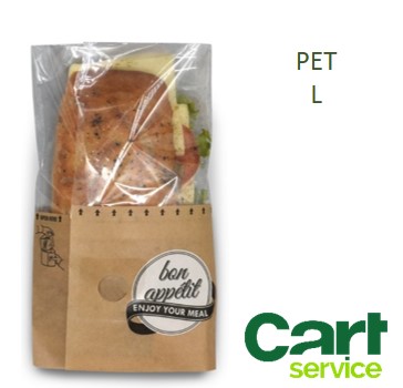 SNACK BAG   FIFTY FIFTY PET   L  CAJA 1000uds.