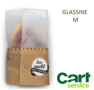 SNACK BAG   FIFTY FIFTY GLASSINE   M   CAJA 1000uds.