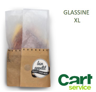 SNACK BAG   FIFTY FIFTY GLASSINE   XL   CAJA 1000uds.
