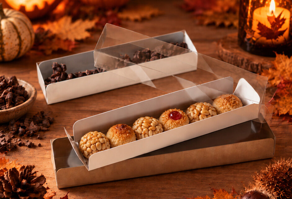turron-panellets-halloween panellets para halloween y la castanyada con cart service